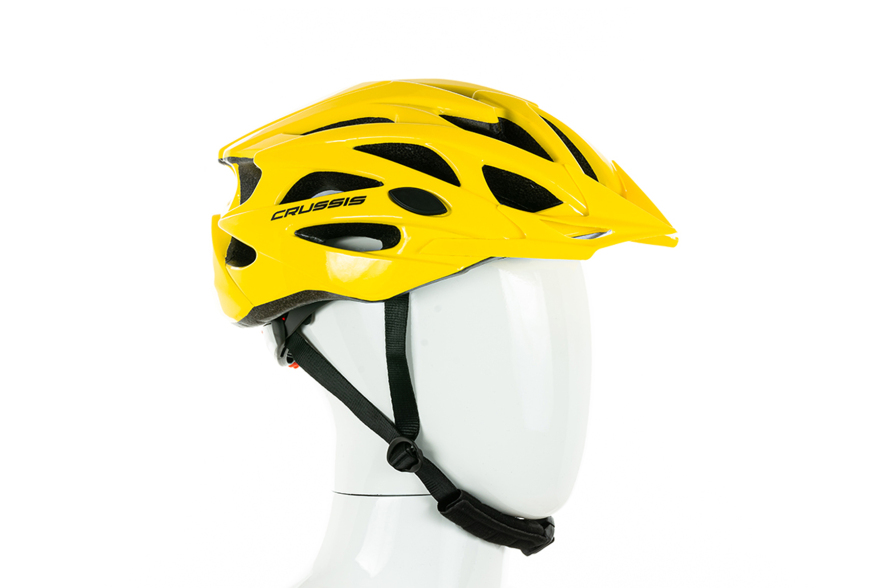 Bike helmet CRUSSIS 03013 - yellow